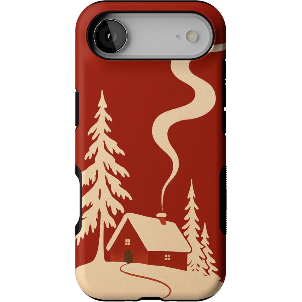 imageCasely iPhone 17 Air Case Snowed in Cozy Winter Bold Protective Design MagSafe Compatible Design