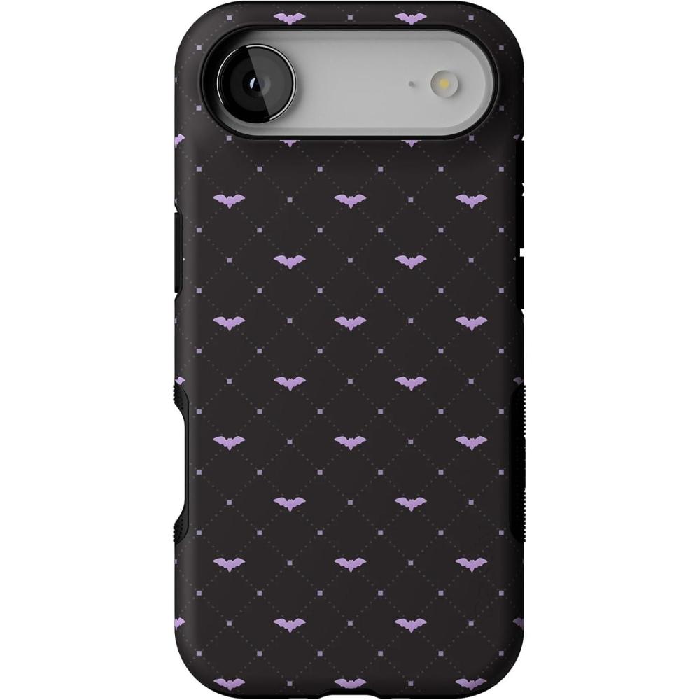 imageCasely iPhone 17 Air Case  Such a Battie  Purple Bats  Bold Protective Design  MagSafe Compatible Design