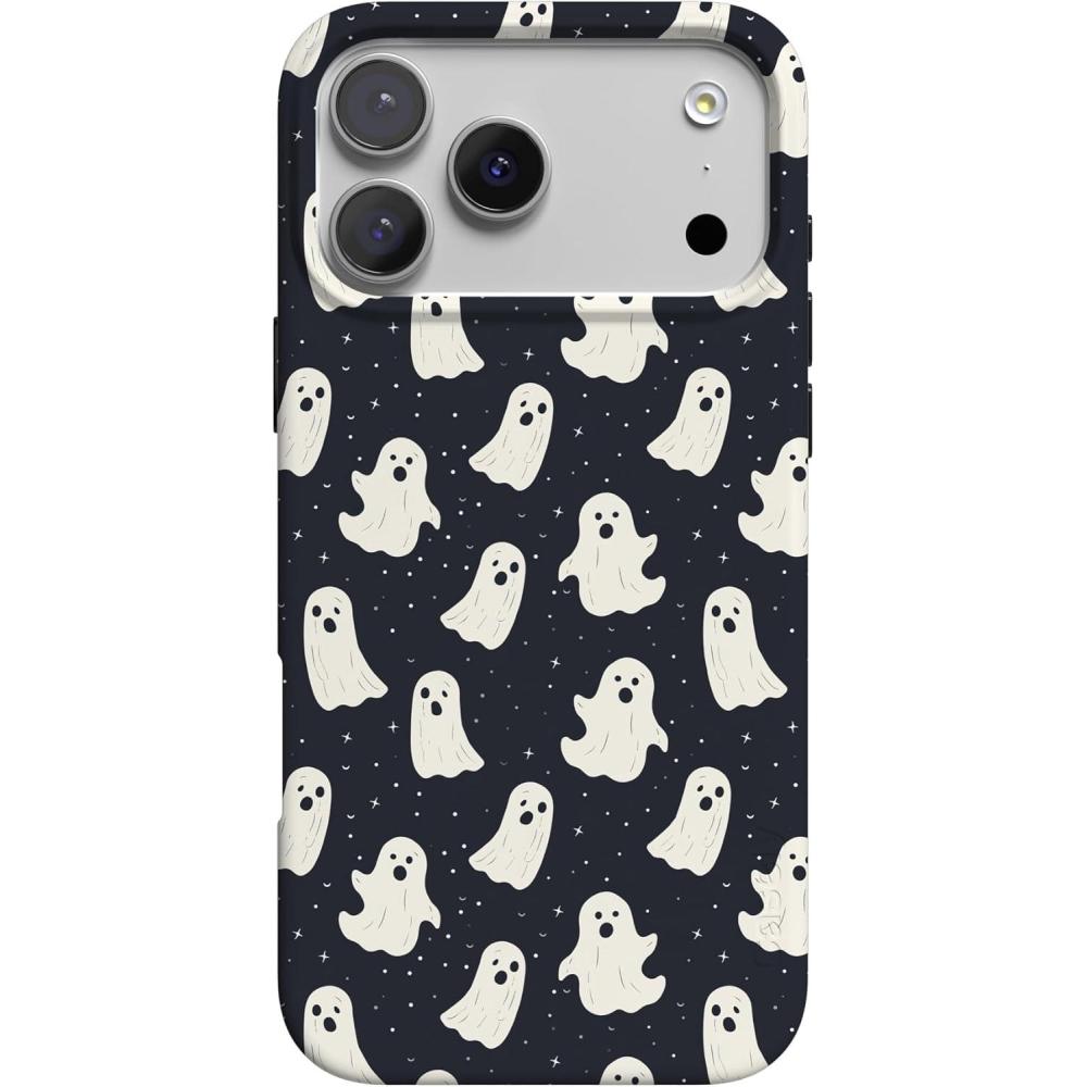 imageCasely iPhone 17 Pro Max Case  Fallen Gold  Antique Floral  Compatible with MagSafe  Classic Ultra Thin DesignAll Boos No Bite  Friendly Ghost