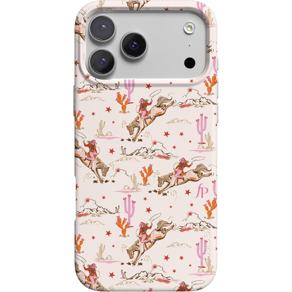 imageCasely iPhone 17 Pro Max Case  Fallen Gold  Antique Floral  Compatible with MagSafe  Classic Ultra Thin DesignCowgirl Canyon  FashionPass x Casely