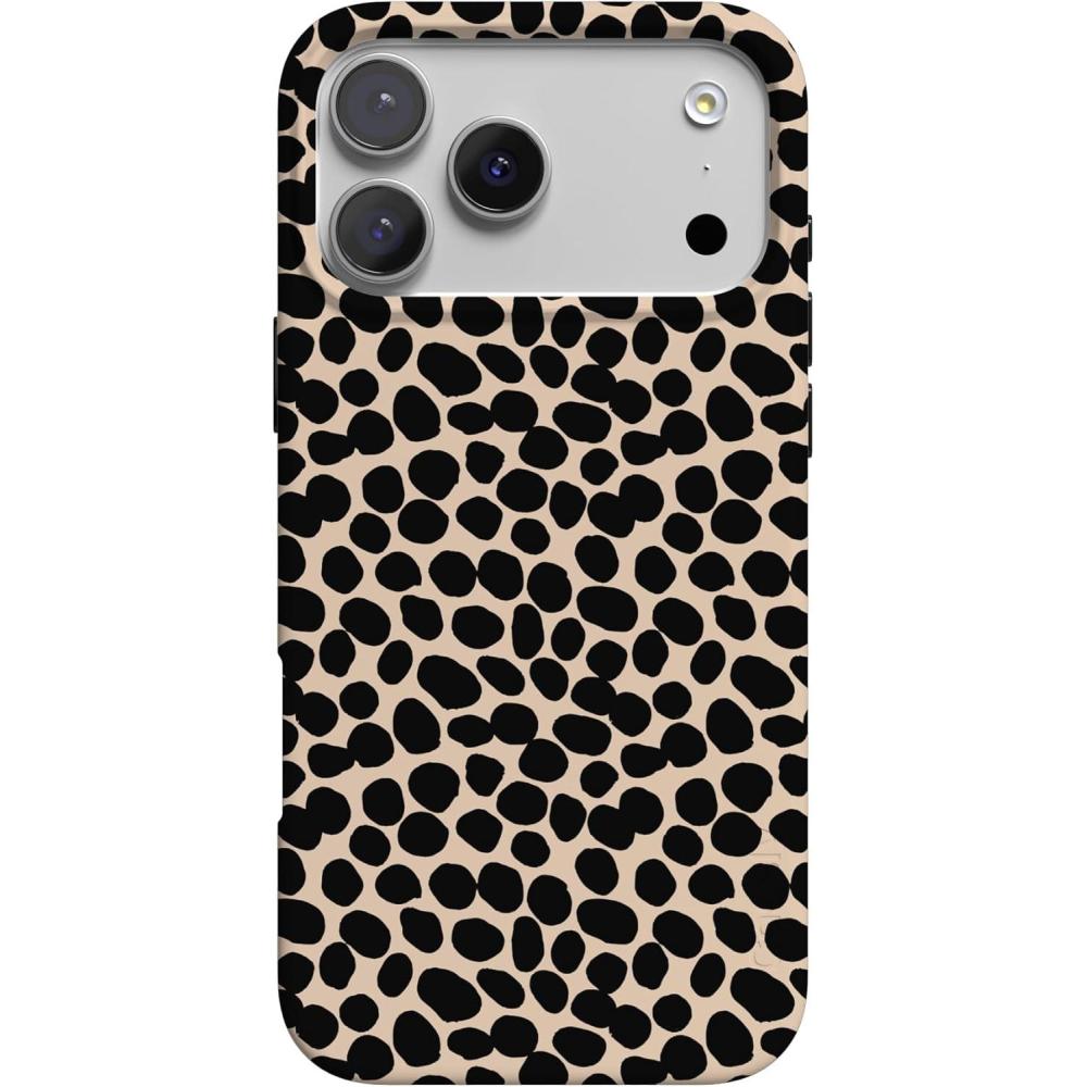 imageCasely iPhone 17 Pro Max Case  Fallen Gold  Antique Floral  Compatible with MagSafe  Classic Ultra Thin DesignLost in Spots  Cheetah Print