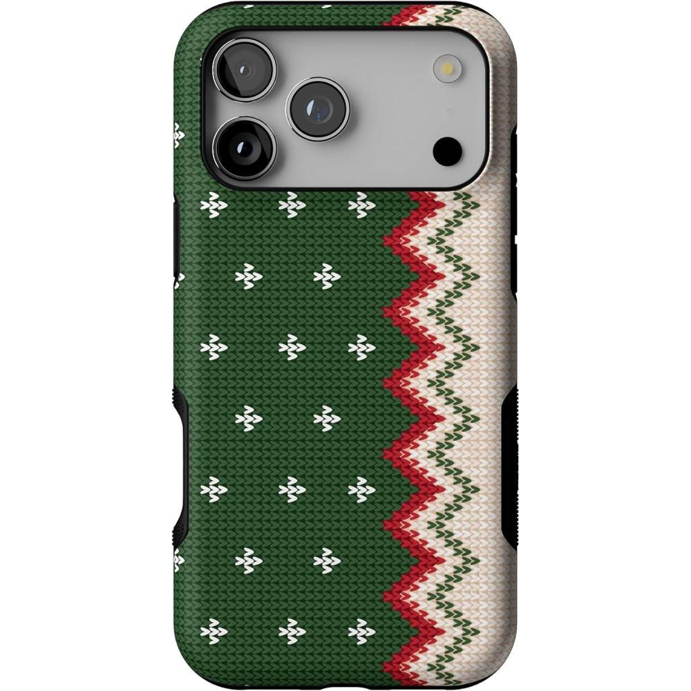 imageCasely iPhone 17 Pro Max Case  Grandpas Sweater  Holiday Knit  Bold Protective Design  MagSafe Compatible Design