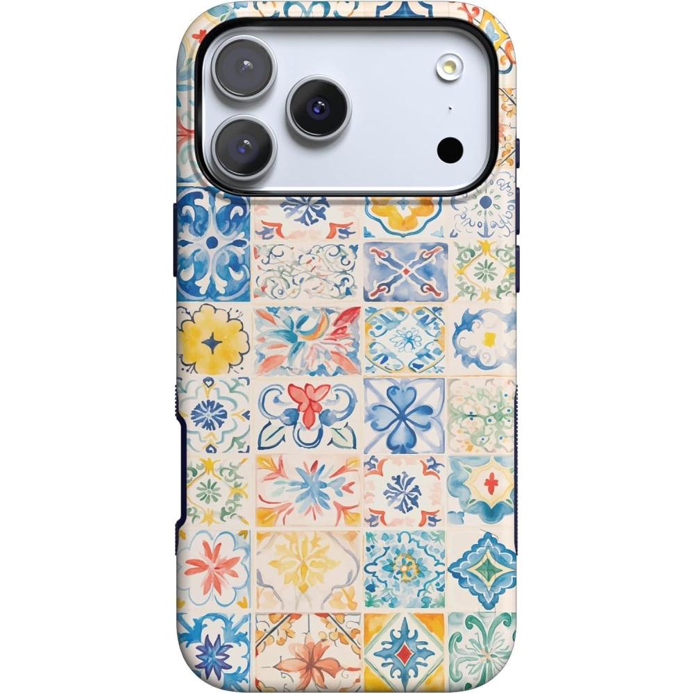 imageCasely iPhone 17 Pro Max Case  Lonely Hearts Club  The Beatles SGT Peppers  Bold Protective Design  Compatible with MagSafeTuscan Tiles  Dolce Vita