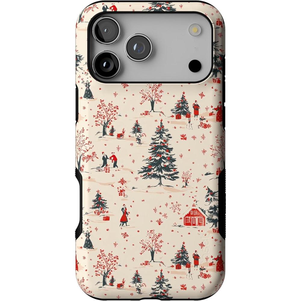 imageCasely iPhone 17 Pro Max Case  Winter Nostalgia  Vintage Holiday  Bold Protective Design  MagSafe Compatible Design