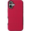 imageCasely iPhone 16 Plus Case  Best Dressed  Red Houndstooth  Bold Protective Design  MagSafe Compatible Design