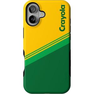 Casely iPhone 16 Case | All Smiles | Smiley Face Sticker | Bold Protective Design | MagSafe Compatible Design(Keep It Classic | Crayola Crayon Box)
