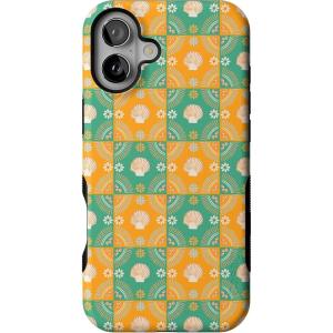 Casely iPhone 16 Case | All Smiles | Smiley Face Sticker | Bold Protective Design | MagSafe Compatible Design(Sea La Vie | Dippin’ Daisy’s Tropical Vacation)
