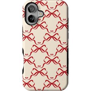 Casely iPhone 16 Case | All Wrapped Up | Vintage Bows | Bold Protective Design | MagSafe Compatible Design