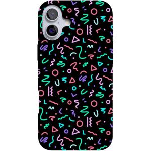 Casely iPhone 16 Case | Nantucket Cottage | Blue Hydrangea | Compatible with MagSafe | Classic Ultra Slim Design(Always Vibing | Retro)