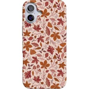 Casely iPhone 16 Case | Nantucket Cottage | Blue Hydrangea | Compatible with MagSafe | Classic Ultra Slim Design(Can’t Help Falling | Autumn Leaves)
