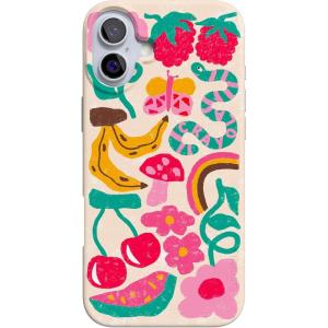 Casely iPhone 16 Case | Nantucket Cottage | Blue Hydrangea | Compatible with MagSafe | Classic Ultra Slim Design(Doodle Bug | Crayola Crayon)