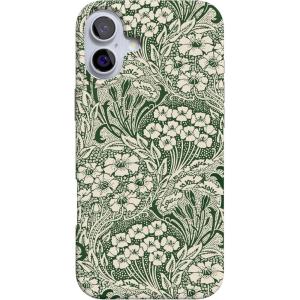 Casely iPhone 16 Case | Nantucket Cottage | Blue Hydrangea | Compatible with MagSafe | Classic Ultra Slim Design(Mystic Meadow | Green Gardens)