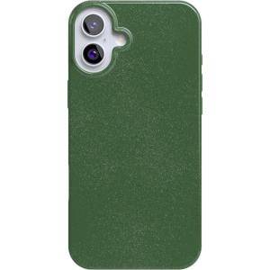 Casely iPhone 16 Case | Nantucket Cottage | Blue Hydrangea | Compatible with MagSafe | Classic Ultra Slim Design(Mystic Moss | Green Enchanted Shimmer)