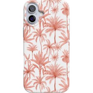 Casely iPhone 16 Case | Nantucket Cottage | Blue Hydrangea | Compatible with MagSafe | Classic Ultra Slim Design(Perfect Paradise | Tropical Palm Tree Floral)