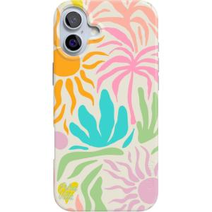Casely iPhone 16 Case | Nantucket Cottage | Blue Hydrangea | Compatible with MagSafe | Classic Ultra Slim Design(Pura Vida | Oasis)