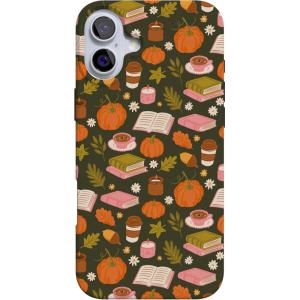 Casely iPhone 16 Case | Nantucket Cottage | Blue Hydrangea | Compatible with MagSafe | Classic Ultra Slim Design(Small Town Magic | Fall Faves)