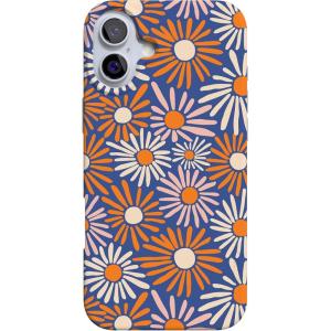 Casely iPhone 16 Case | Nantucket Cottage | Blue Hydrangea | Compatible with MagSafe | Classic Ultra Slim Design(Spring Forward | Daisy Floral)