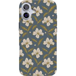 Casely iPhone 16 Case | Nantucket Cottage | Blue Hydrangea | Compatible with MagSafe | Classic Ultra Slim Design(The Boyfriend Collection | Lei’d Back)