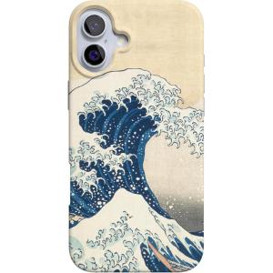 Casely iPhone 16 Case | Nantucket Cottage | Blue Hydrangea | Compatible with MagSafe | Classic Ultra Slim Design(The Great Wave | The Met Museum)