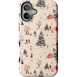 Casely iPhone 16 Case | Winter Nostalgia | Vintage Holiday | Bold Protective Design | MagSafe Compatible Design