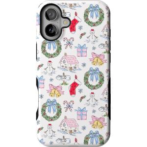 Casely iPhone 16 Plus Case | Christmas Morning | Vintage Cartoon | Bold Protective Design | MagSafe Compatible Design