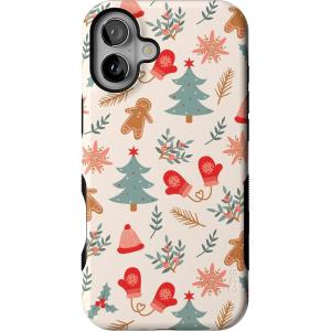 Casely iPhone 16 Plus Case | Sugar and Spice | Holiday Cookie | Bold Protective Design | MagSafe Compatible Design