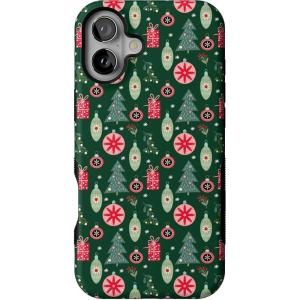Casely iPhone 16 Plus Case | Tinsel Town | Christmas Ornament | Bold Protective Design | MagSafe Compatible Design