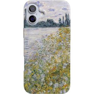 Casely iPhone 16 Plus Case | Tulip Tapestry | Jenna Palek x Casely | Compatible with MagSafe | Classic Ultra Thin Design(Monet’s Summer Landscape | The Met Museum)