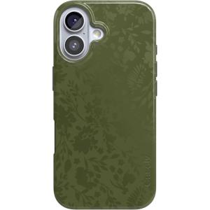 Casely iPhone 16 Plus Case | Tulip Tapestry | Jenna Palek x Casely | Compatible with MagSafe | Classic Ultra Thin Design(Moody Monochrome | In the Grove)