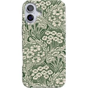 Casely iPhone 16 Plus Case | Tulip Tapestry | Jenna Palek x Casely | Compatible with MagSafe | Classic Ultra Thin Design(Mystic Meadow | Green Gardens)
