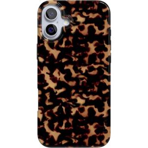 Casely iPhone 16 Plus Case | Tulip Tapestry | Jenna Palek x Casely | Compatible with MagSafe | Classic Ultra Thin Design(Shell Shocked | Tortoise Print)
