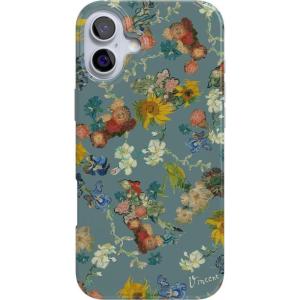 Casely iPhone 16 Plus Case | Tulip Tapestry | Jenna Palek x Casely | Compatible with MagSafe | Classic Ultra Thin Design(Van Gogh | Vincent’s Flowers)