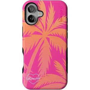 Casely iPhone 16 Plus Case | Twilight Flora | Moody Monochrome | Bold Protective Design | Compatible with MagSafe(Islander | Love Island)