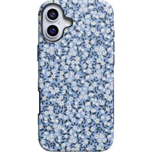 Casely iPhone 16 Plus Case | Twilight Flora | Moody Monochrome | Bold Protective Design | Compatible with MagSafe(Picking Daisies)