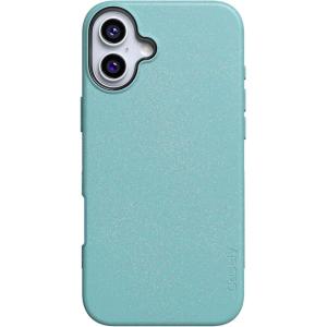 Casely iPhone 16 Plus Case | Van Gogh | Skull of a Skeleton with Burning Cigarette | Bold Protective Design | Compatible with MagSafe(Aquamarine | Ocean Blue Shimmer)