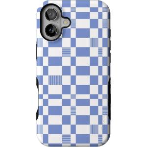 Casely iPhone 16 Plus Case | Van Gogh | Skull of a Skeleton with Burning Cigarette | Bold Protective Design | Compatible with MagSafe(Reality Check | Periwinkle)