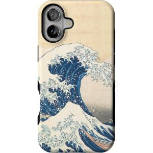 Casely iPhone 16 Plus Case | Van Gogh | Skull of a Skeleton with Burning Cigarette | Bold Protective Design | Compatible with MagSafe(The Great Wave | The Met Museum)