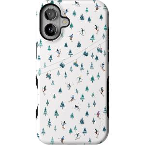 Casely iPhone 16 Plus Case | We’ve Peaked | Après Ski Mountains | Bold Protective Design | MagSafe Compatible Design