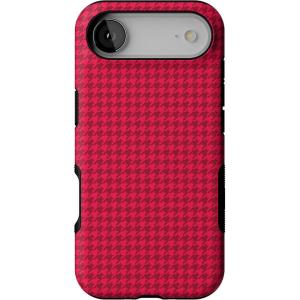 Casely iPhone 17 Air Case | Best Dressed | Red Houndstooth | Bold Protective Design | MagSafe Compatible Design
