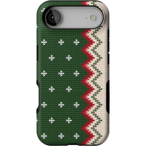 Casely iPhone 17 Air Case | Grandpa’s Sweater | Holiday Knit | Bold Protective Design | MagSafe Compatible Design