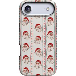 Casely iPhone 17 Air Case | Jolly St. Nick | Retro Claus | Bold Protective Design | MagSafe Compatible Design