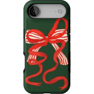 Casely iPhone 17 Air Case | Santa’s Favorite | Holiday Bow | Bold Protective Design | MagSafe Compatible Design