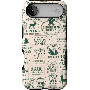 Casely iPhone 17 Air Case | Santa’s Stamps | Holiday Market | Bold Protective Design | MagSafe Compatible Design