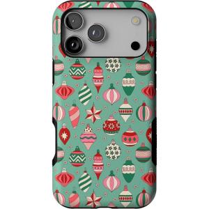 Casely iPhone 17 Pro Max Case | All Decked Out | Festive Ornaments | Bold Protective Design | MagSafe Compatible Design