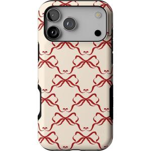 Casely iPhone 17 Pro Max Case | All Wrapped Up | Vintage Bows | Bold Protective Design | MagSafe Compatible Design
