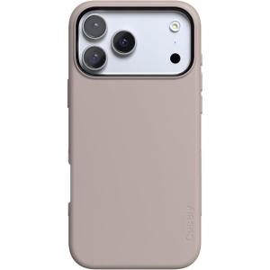 Casely iPhone 17 Pro Max Case | Bordeaux Rose | Moody Monochrome | Bold Protective Design | Compatible with MagSafe(Taupe on Nude)