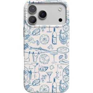 Casely iPhone 17 Pro Max Case | Fallen Gold | Antique Floral | Compatible with MagSafe | Classic Ultra Thin Design(Amalfi Aperitivo | Dolce Vita)