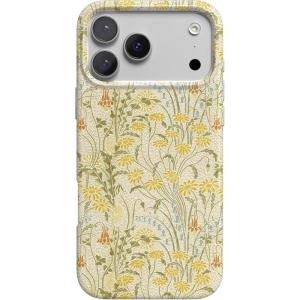 Casely iPhone 17 Pro Max Case | Fallen Gold | Antique Floral | Compatible with MagSafe | Classic Ultra Thin Design(Boho Blooms | Golden Floral)