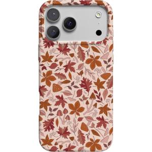 Casely iPhone 17 Pro Max Case | Fallen Gold | Antique Floral | Compatible with MagSafe | Classic Ultra Thin Design(Can’t Help Falling | Autumn Leaves)