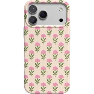 Casely iPhone 17 Pro Max Case | Fallen Gold | Antique Floral | Compatible with MagSafe | Classic Ultra Thin Design(Jenna’s Flowers | Fun on Weekdays)